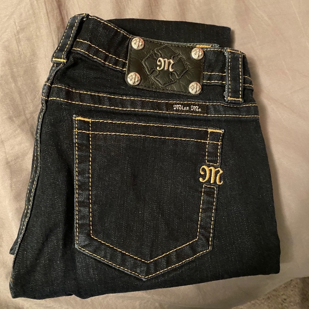Miss Me Dark Wash Mid-rise Skinny Sz 30
